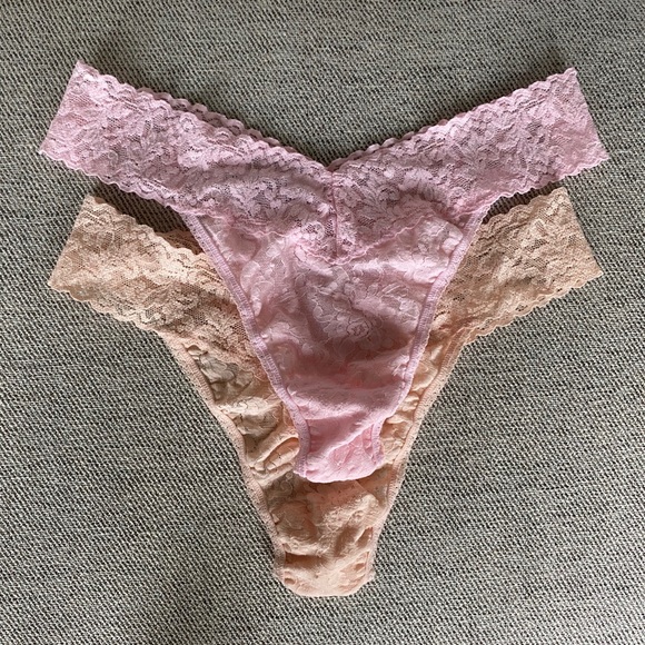 2 original rise hanky panky thongs NWOT